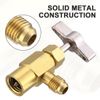 Self-Sealing A/C Can Tap Tapper Adapter Dispensing Valve Refrigerantion Tool Kit
