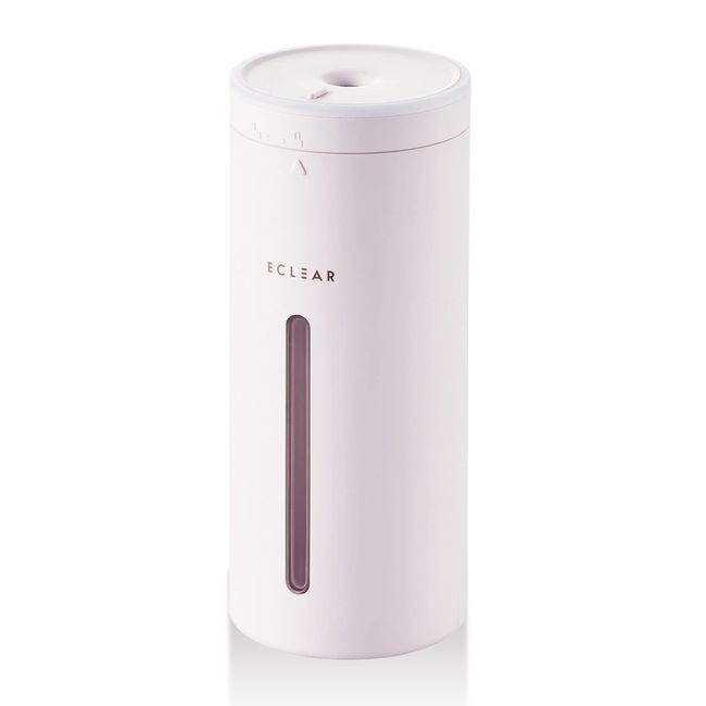 Elecom HCE-HU2104UPN Humidifier, Ultrasonic Type, Antibacterial, Aroma Diffuser, Eclea Mist, USB Powered, Capacity 11.8 fl oz (350 ml), Up to 4 Hours, Auto Power Off Function, In-Car Compatible, Intermittent Spray Mode, Compatible with Hypochlorous Acid W