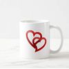 Two Hearts Entwined, 11 oz Large Handle Ceramic Mug
