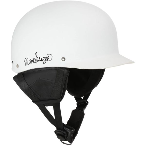 Namelessage NAMH-1900 Snowboard Helmet with Adjustable Dial Size, Unisex, Adults, White, L 22.8 - 24.0 inches (58 - 61 cm), Protector, Snowboarding, Men's, Women's, Adults, Skiing, Gratory