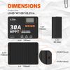 Litime 30A 12V/24V MPPT Solar Charge Controller Bluetooth For LiFePO4 Lead-acid