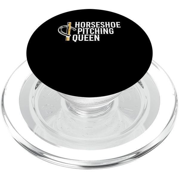 Horseshoe Pitching Queen PopSockets PopGrip for MagSafe