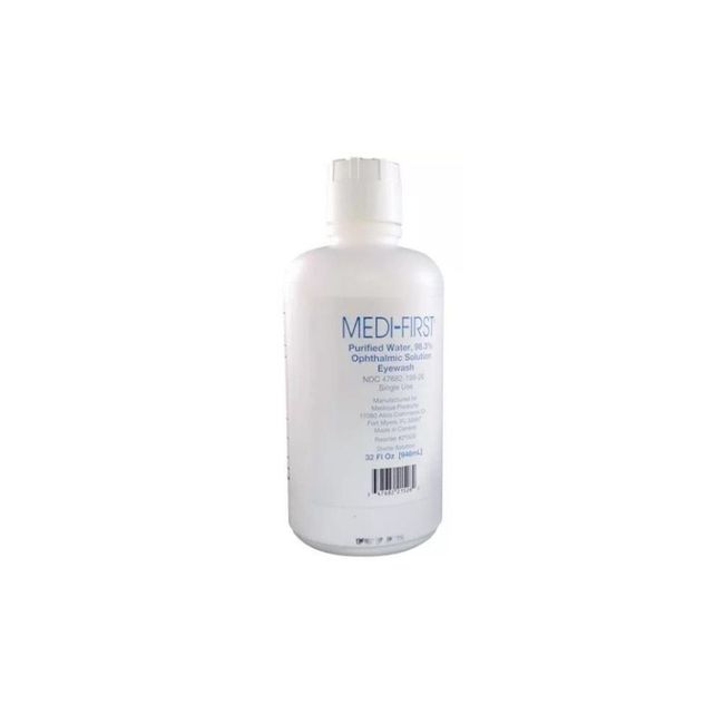16 Oz Medi-First Sterile Eye Wash Solution - Refreshes - 1 Bottle (MS-55794)