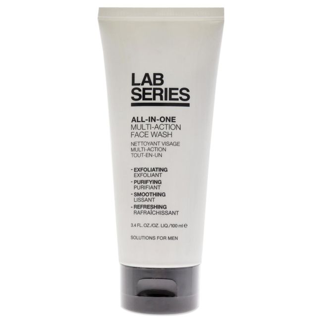 Lab Series All-In-One Multi Action Face Wash Cleanser Men 3.4 oz, 1 Count (Pack of 1)