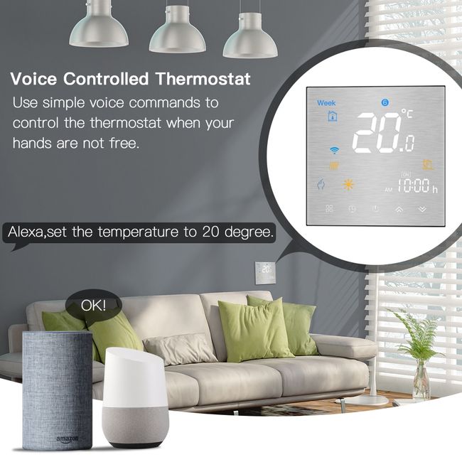Zigbee Smart Thermostat|Water Elec Gas Heater Room Digital Thermostat