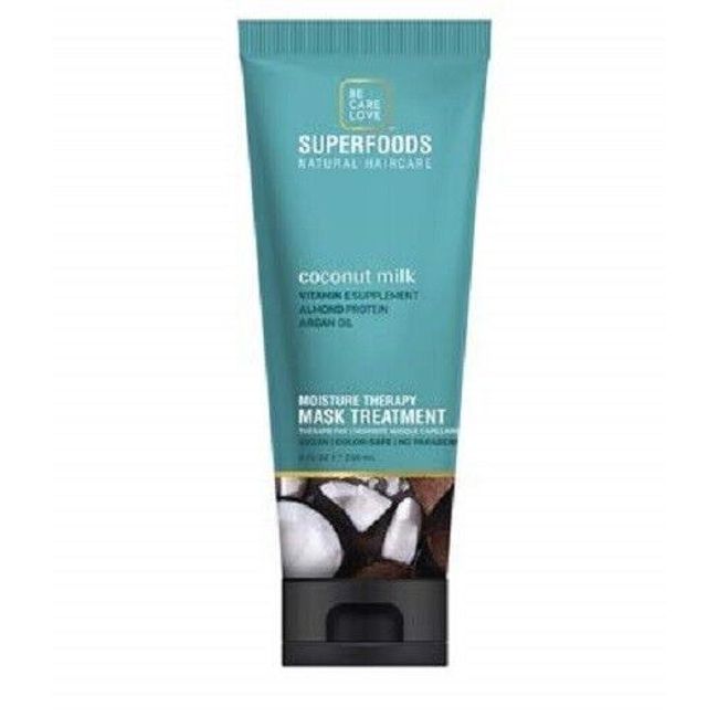 Superfoods Natural Haircare Moisture Therapy Mask Treatment 8 oz