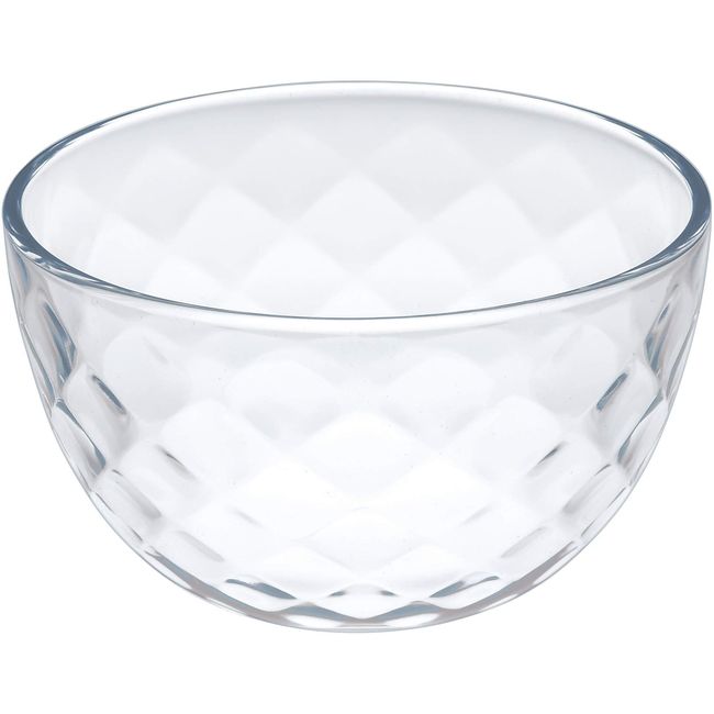 Toyo Sasaki Glass, Small Bowl, Approx. φ3.7 x 2.2 inches (9.4 x 5.5 cm), Bowl Luffle, 9 P-50325-JAN