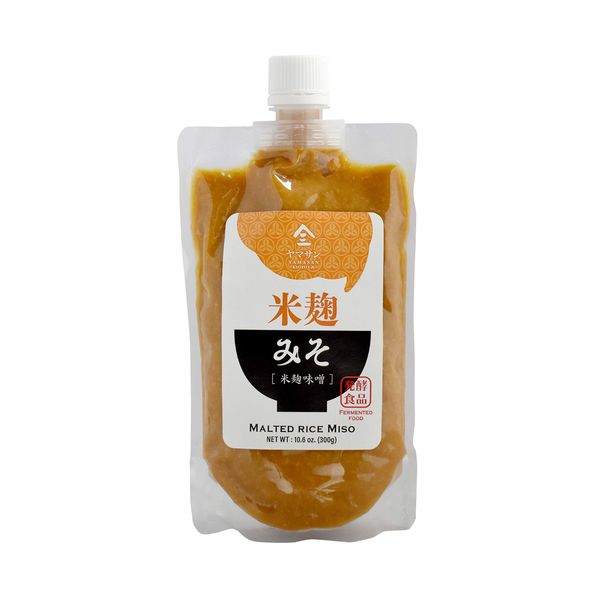 Miso Paste Malted rice, Handmade in Kyoto Japan 300g(10.58OZ),NON-GMO,NON-MSG【YAMASAN】