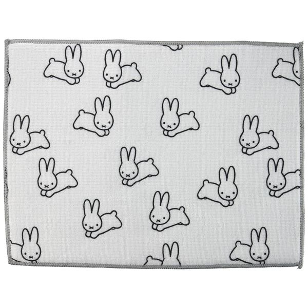 Okato Polyester Dish Drying Mat, Dish Drainer, 11.8 x 15.7 inches (30 x 40 cm), Full of Rabbit