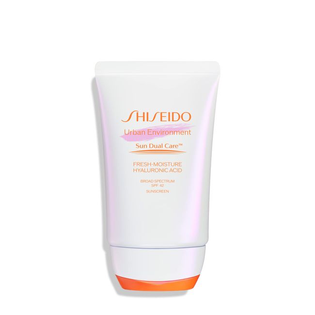 Shiseido Urban Environment Fresh-Moisture Sunscreen SPF 42 - 50 mL - Protects Against UVA/UVB Rays & Pollution - 12-Hour Hydration - Water Resistant for 40 Minutes - Non-Comedogenic