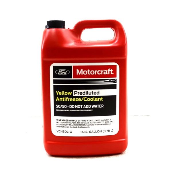 NEW Motorcraft Yellow Prediluted Antifreeze Engine Coolant 1 Gallon VC-13DL-G