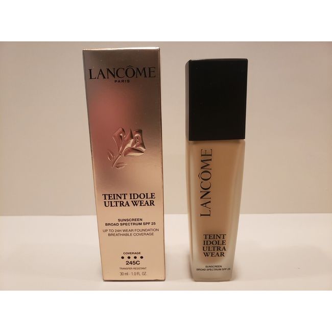 Lancome ~ Teint Idole Ultrawear Longwear Foundation ~SPF 25~ 245C~ NIB