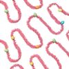 25' Pink and Yellow Garland with Easter Eggs - Unlit