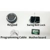 Replace Mesa MSL 500 Safe Lock/Black Keypad Electronic Safe Lock with Swing Bolt