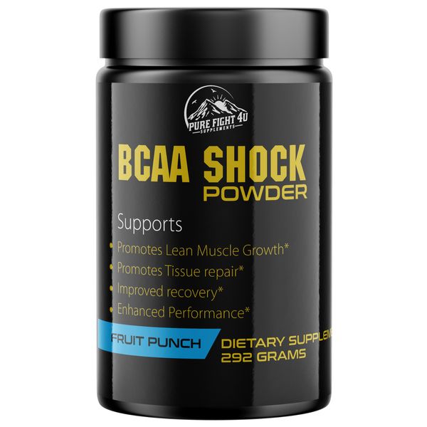 BCAA Shock Powder Fruit Punch Flavor 292 Grams