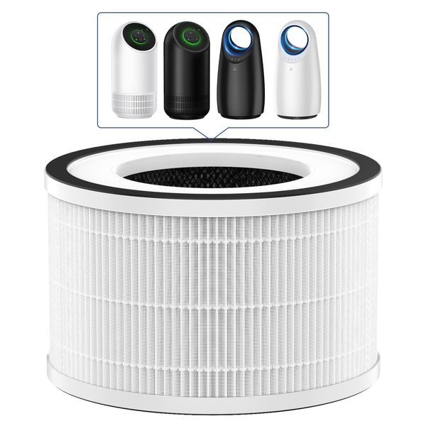 Afloia Air Purifier, Fillo, Halo, Allo, High Performance Replacement Filter, Disinfectant, Dust Collection, Deodorizer, Integrated HEPA Filter, Pollen Prevention, Dust Removal, Compatible