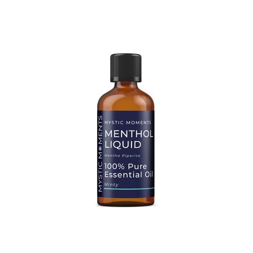 Mystic Moments | Menthol Liquid Essential Oil 100ml - Pure & Natural Oil for Diffusers, Aromatherapy & Massage Blends Vegan GMO Free