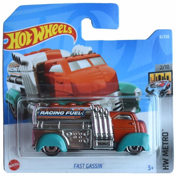 Hot Wheels Fast Gassin, HW Metro 2/10 Short Card