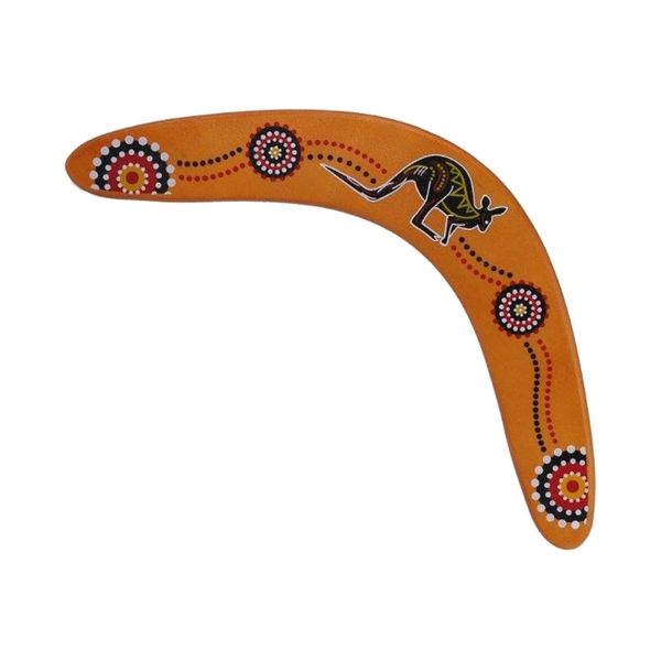 SHIQIZHIJIA Wooden Boomerang Easy to Throw Flying Boomerang V Shaped Returning Boomerang for Children Girls Boys Kids Adults