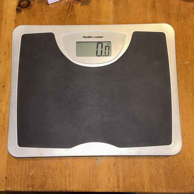 Health o meter 844KL High Capacity Digital Bathroom Weight Scale with 1.5  in. LCD, 440 lb x 0.1 lb