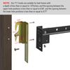 2Pcs 711 Bolt on to Hook on Bed Frame Conversion Brackets with Hardware Hook, Headboard Hook Set,Hook on Bed Frame Brackets Adapter,Hook on Bed Rail