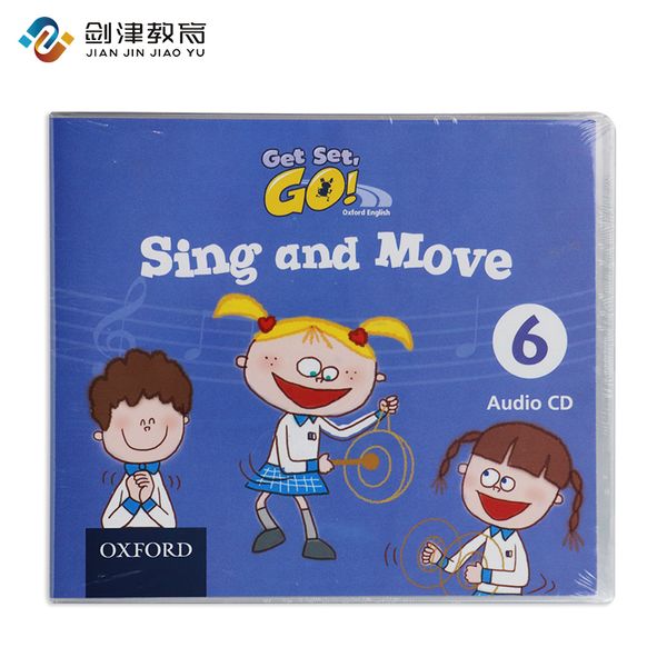 牛津大学出版社Get set go3-6岁幼儿英语sing and move Audio CD 6