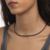 Trollbeads Lederhalskette Schwarz ohne Verschluss