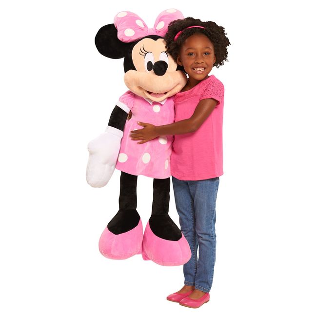 Disney Junior Mickey Mouse 40 Inch Giant Plush Minnie Mouse Stuffed Animal for Kids, by Just Play