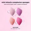 REAL TECHNIQUES Mini Miracle Complexion Sponges, 4 Mini Sponges