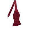 Dobell Mens Burgundy Bow Tie Self-Tie