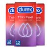 Durex Intimate Feel Condoms 12 Pack x 3 (36 Condoms)