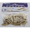 BAZIC Mini, Natural Clothespins, Wood, 50 Per Pack