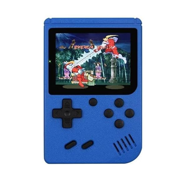 Handheld Game Console, Retro Video Game Player, Classical FC Games, Mini 3-Inch Color Screen, Support Connecting TV for Kids Boy Girl Adult - Blue