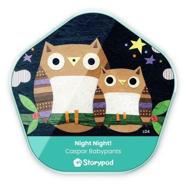 Storypod | Caspar Babypants - Night Night! | Token for The Storypod Audio Learning System | SEL Audio Learning & Interactive Fun