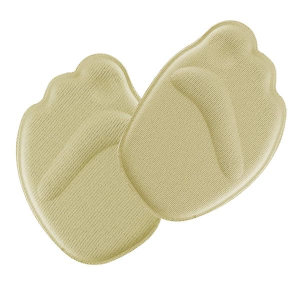 uxcell Toe Pad, Shoe Pad, Sponge Insole, Memory Foam, High Heels, Cushion, Unisex, Skin Color, 2 Pairs