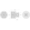 TEKTON 3/4 Inch Drive x 30 mm 6-Point Impact Socket | SID32130