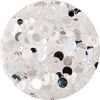 Charlon Mirror Holo Round Mix White