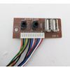 NEW PC Tower Case Front Panel 2x USB Port, Mic/Speaker Jack PCB Assembly Cable