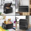 DocSafe File Box Fireproof File Storage Organizer Box with Lid,Collapsibl