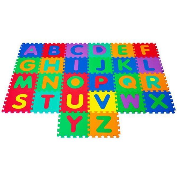 Hey Play M370032 Foam Floor Alphabet Puzzles Mat for Kids