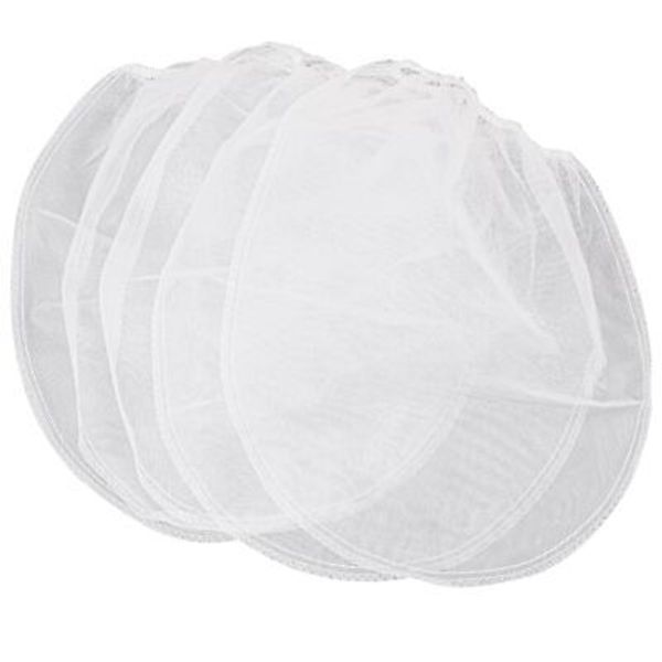 5 Pack Paint Strainer Bags 2 Gallon Paint Filter Bag White Fine Mesh Filter Bag