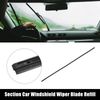 8mm Width 28" Windscreen Bracketless Wiper Blade Rubber Refill Strip for Car