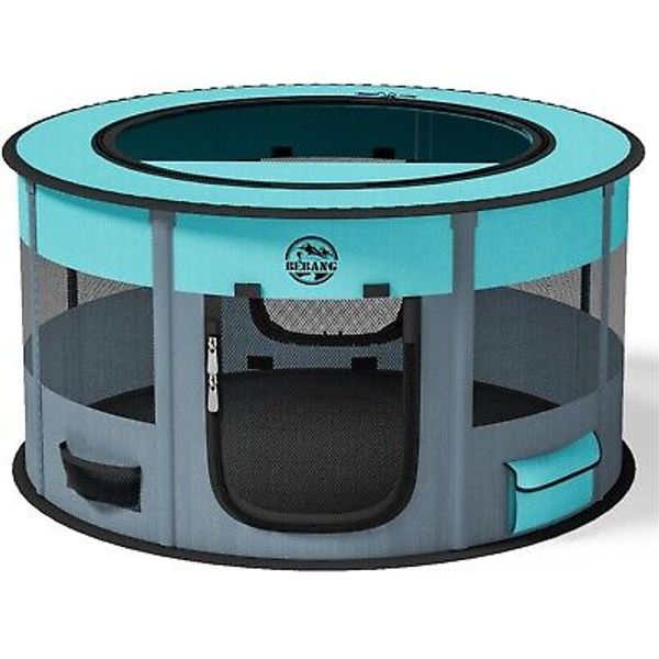 Bebang Foldable Pet Playpen Puppy Dog Cat Crate Portable Medium 36"x36"x23"