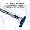 Taconic Shave, Heavyweight Triple Blade Razor, Compatible with Gillette Sensor and Sensor Excel Refill Cartridges, Includes 1 Preloaded Blade