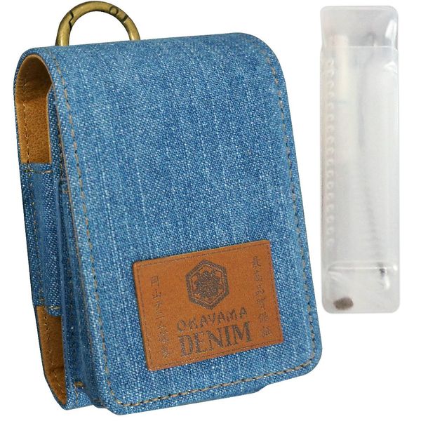 glo/glo pro Glow Case, Okayama Denim, All-in-One Storage Cover, Cleaning Brush, Butt Holder, 26A-TWO