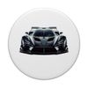 Sleek Powerhouse: Ultramoderner Sportwagen-Kunstdruck PopSockets mit austauschbarem PopGrip