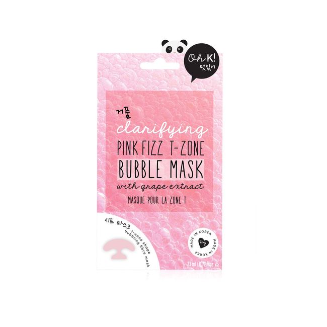 Oh K! Exfoliating Pink Fizz T-zone Bubble Mask