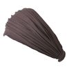 Casual Box Charm Bandanna Headband, Triangular Turban Cloth Made of Viscose Rayon, One Size Fits Most, Available in 26 Solid Colors, Soft and Stretchy, High-Quality, For Men and Women - browns