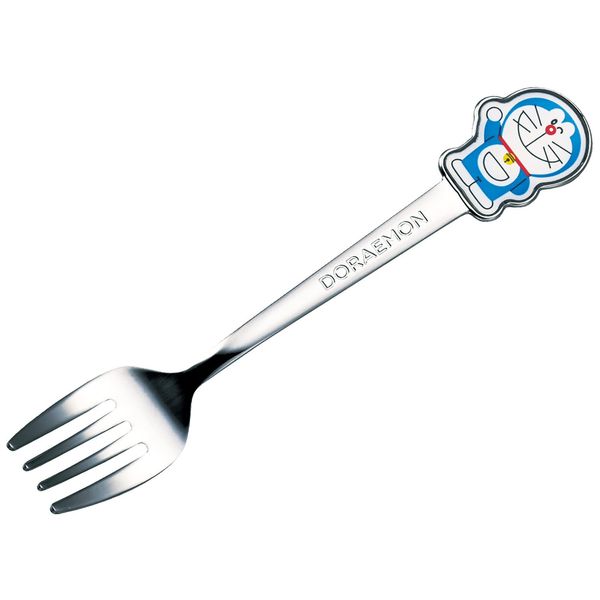 Kaneshotouki 105082 Doraemon Stainless Steel Fork, Tableware, Goods, Cutlery, 5.4 inches (13.8 cm), Halo, Made in Japan