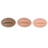 3D Lip Practice Skin,3pcs Tattoo Practice Lips,Silicone Microblading Practice Skin,Fake Skin Tattoo Skin Cosmetic for Tattoo Artists, Beginners Cosmetic Makeup Lips Training